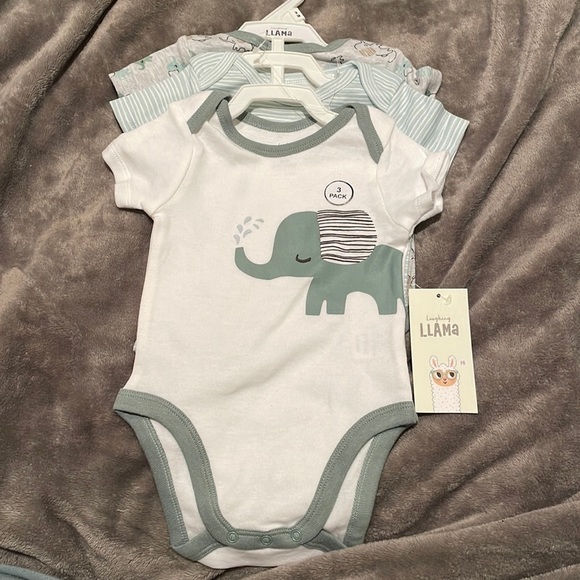 Laughing Llama 3-piece infant set - Picture 1 of 6